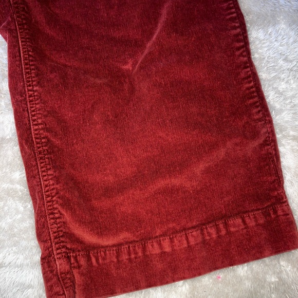 Hidden Jeans / Buckle Jeans- Rust-colored Wide-Leg Cropped Cords - Picture 7 of 11